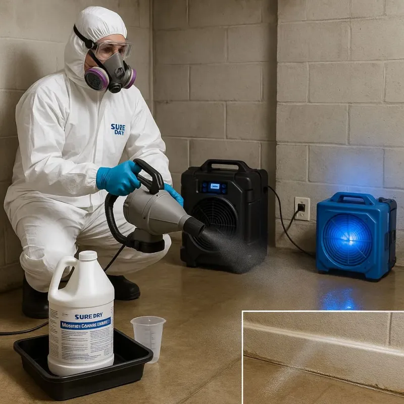 Sanitization and Odor Removal process in Granite, OK